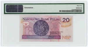 20 złotych 1994 - seria YF z podpisem projektanta Andrzeja Heidricha