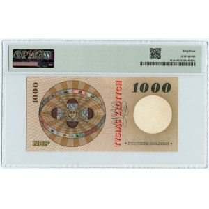 1 000 zlotých 1965 - séria F - PMG 64