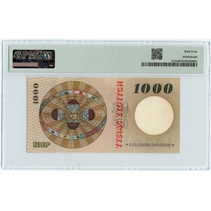 1.000 Zloty 1965 - Serie F PMG 64