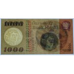 1.000 zloty 1965 - Série F - PMG 64