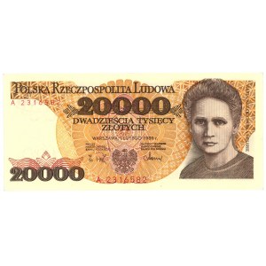 20.000 złotych 1989 - seria A