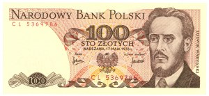 100 złotych 1976 - seria CL - RZADKIE (L6)