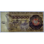 200.000 zloty 1989 - Serie R 0000075 - numerazione molto bassa