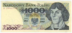 1 000 PLN 1975 - řada D