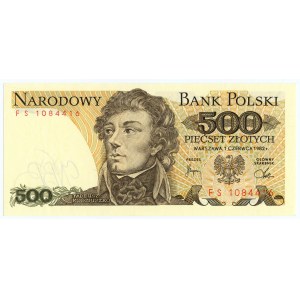 500 zlotých 1982 - séria FS