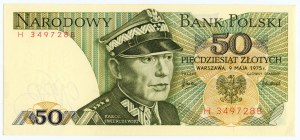 50 złotych 1975 - seria H