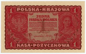 1 polnische Marke 1919 - 1. Serie HJ
