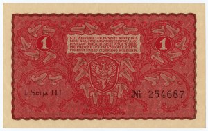 1 polská značka 1919 - 1. série HJ