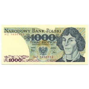 1 000 zloty 1982 - série HZ