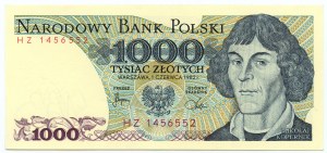 1 000 zlotých 1982 - řada HZ