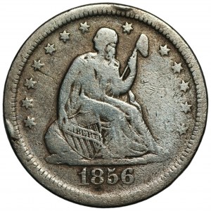 USA - 25 centesimi 1856