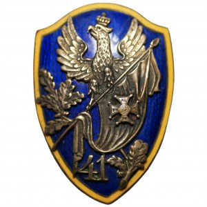 41 Suwalski Pułk Piechoty - oficerska nakrętka, numerowana 55
