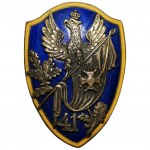 41 Suwalski Infantry Regiment - casquette d'officier, numérotée 55