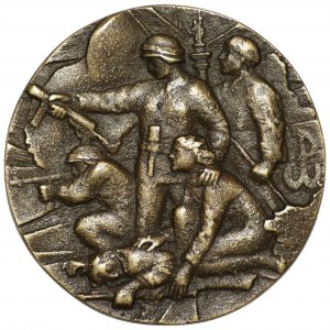 25e anniversaire du soulèvement de Varsovie 1969 - médaille