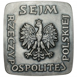 Seym of the Republic of Poland - badge in case