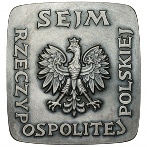 Seym de la République de Pologne - badge dans la valise