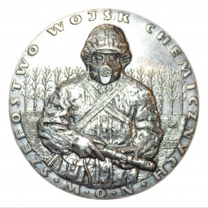 Medal Edward Gorol - Szefostwo Wojsk Chemicznych MON - srebrzony