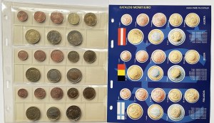 EUROPA - Euro coin set - 12 x 8 pieces