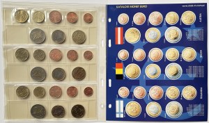 EUROPA - Ensemble de pièces en euros (de 1 cent à 2 euros) - 12 pays de l'UE