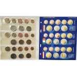 EUROPA - Zestaw monet euro (od 1 centa do 2 EUR) - 12 kraje EUROPY