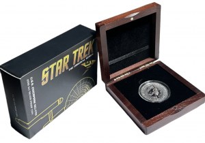 TUVALU - U.S.S. Enterprise NCC-1701 STAR TREK - 1 dolár 2016