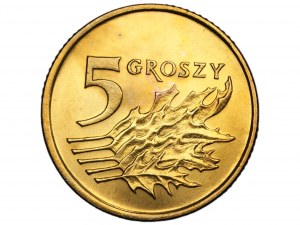 5 groszy 2000 - ODWROTKA