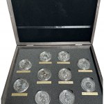WIELKA BRYTANIA - 5 funtów 2021 - Bestie Królowej - zestaw 11 monet