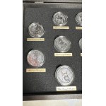 WIELKA BRYTANIA - 5 funtów 2021 - Bestie Królowej - zestaw 11 monet