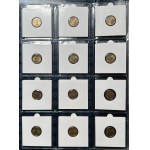 1, 2, 5, 10, 20, 50 groszy, 1, 2, 5 złotych (1990-2023) - zestaw 330 monet. Kompletny zestaw monet obiegowych III RP