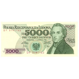 5.000 Zloty 1982 - Serie DP