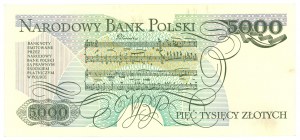 5,000 zloty 1982 - DP series