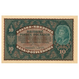 10 marchi polacchi 1919 - II Serie DH
