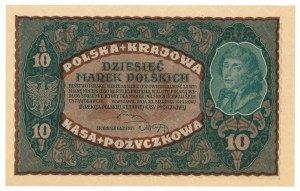 10 Polnische Mark 1919 - II Serie DH