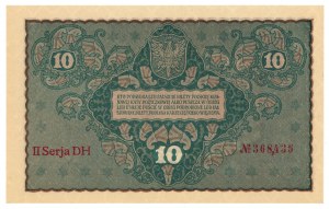 10 Polish marks 1919 - II Series DH