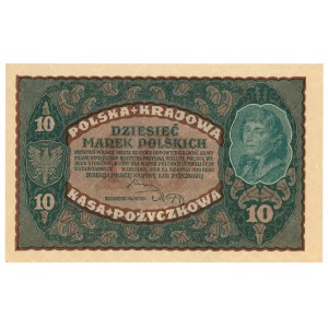 10 marchi polacchi 1919 - II Serie DH