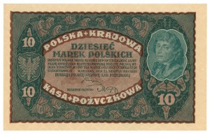 10 polských marek 1919 - II. série DH