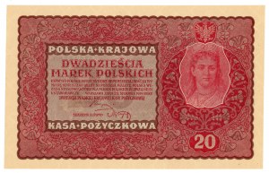 20 Polish marks 1919 - II Series EY