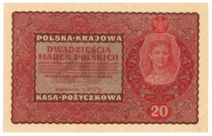 20 Polish marks 1919 - II Series ES