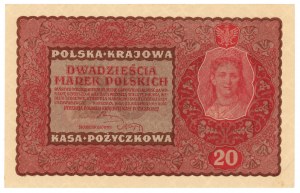 20 polských marek 1919 - II. série ES