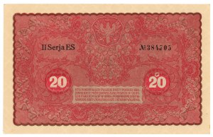 20 Polish marks 1919 - II Series ES