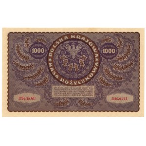 1 000 marks polonais 1919 - II Série AE