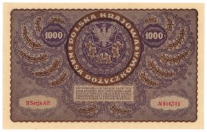 1,000 Polish marks 1919 - II Series AE