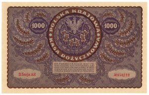 1 000 polských marek 1919 - II. série AE