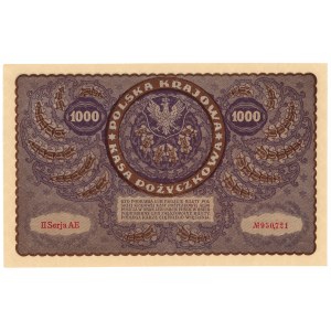 1 000 marks polonais 1919 - II Série AE