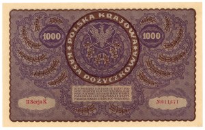 1,000 Polish marks 1919 - II Series K