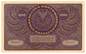 1.000 marek polskich 1919 - II Serja K