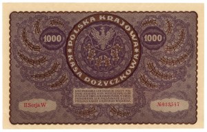 1.000 Polnische Mark 1919 - II Serie W