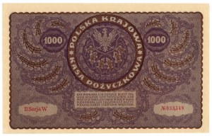 1.000 marchi polacchi 1919 - II Serie W