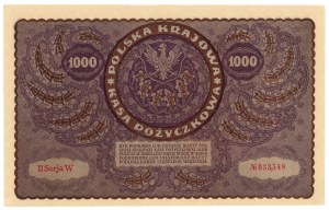 1,000 Polish marks 1919 - II Series W