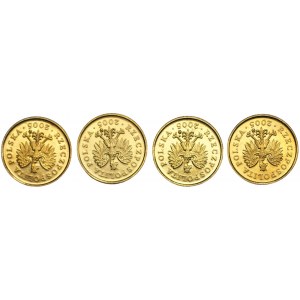 1 cent 2005 - ODMENY - sada 4 mincí